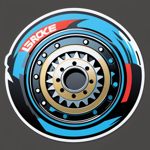 Performance Brake Disc sticker