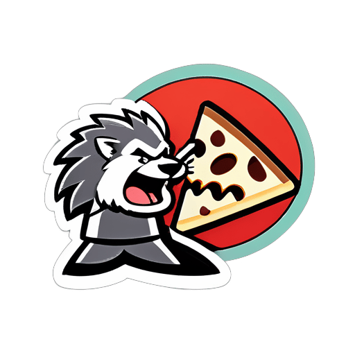 Super Bread Man vs. Grey Wolf sticker