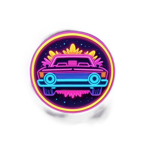 Sinal de Neon Vivo sticker