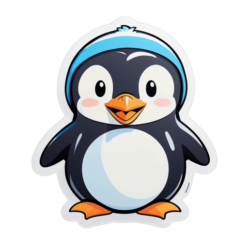Mème du Pingouin Enchanté sticker