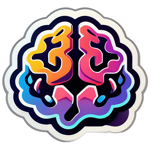 brain deep
 sticker