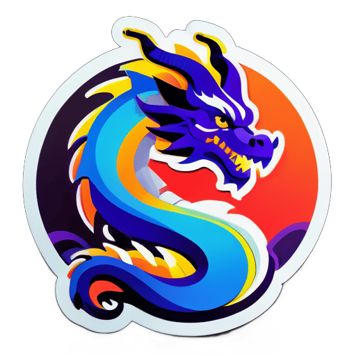 Dragon sticker