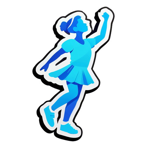 一个人跳舞 sticker