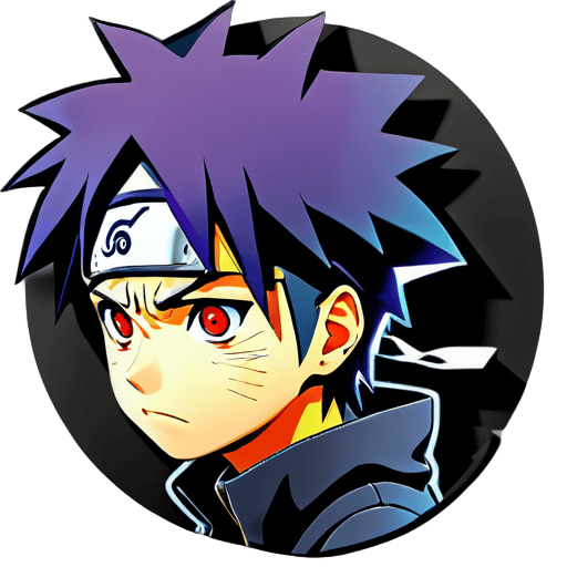 Imágenes tristes de Naruto sticker