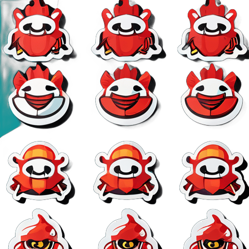 Get ready to crack up with laughter! These Kamchatka crab stickers will have you giggling non-stop. sticker