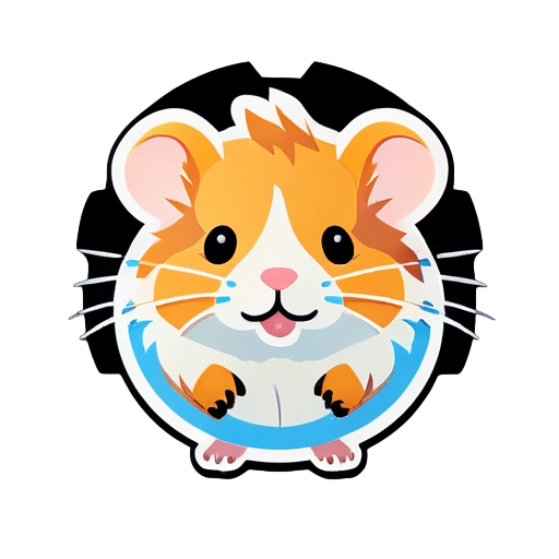 hamster sticker