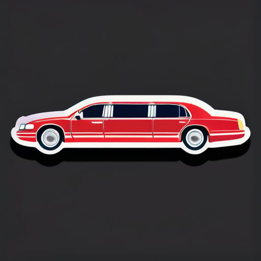 Space Edition Luxury Limousine Extended Version sticker