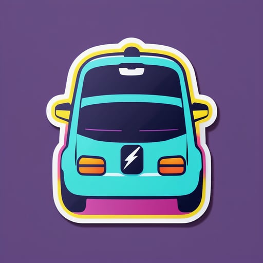 Electric Car Charger sticker