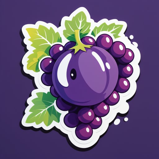 Fresh Grape sticker