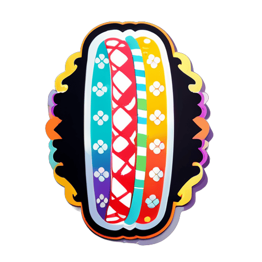 Friendship Bracelet sticker