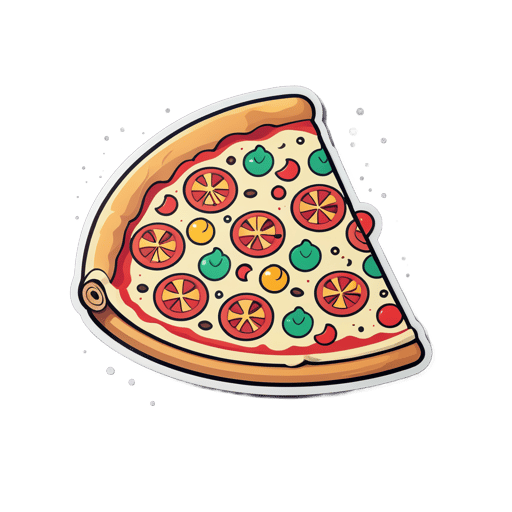 Leckere Pizza sticker