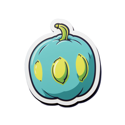 Quirky Quince Quandary sticker
