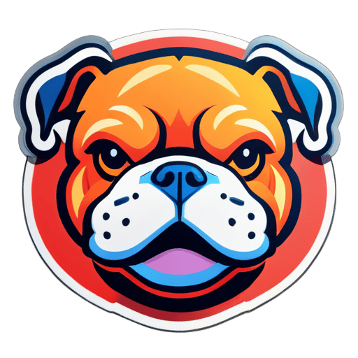 Bull Dog sticker