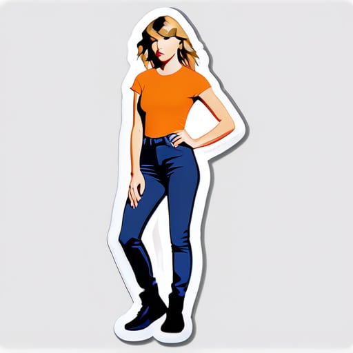 Taylor Swift whole body sticker