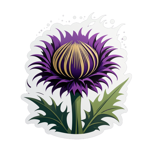 Timeless Thistle Tale sticker