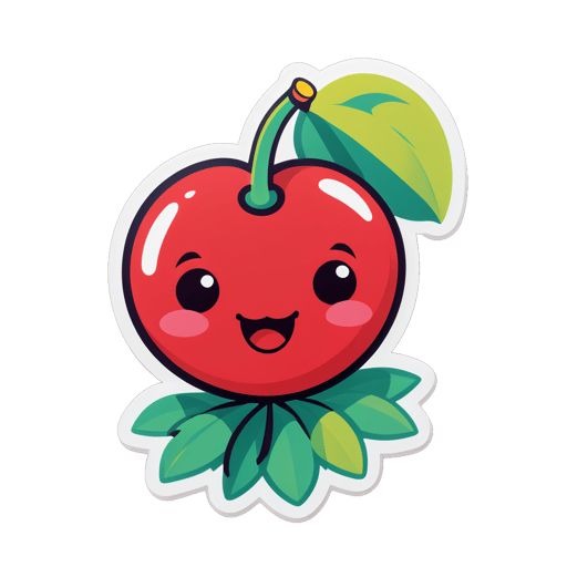 Cherry fofa sticker