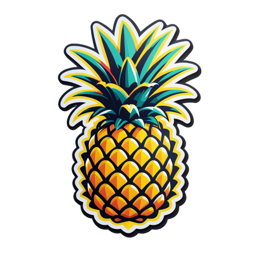 Delicious Pineapple sticker