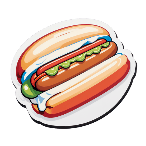 Frischer Hot Dog sticker