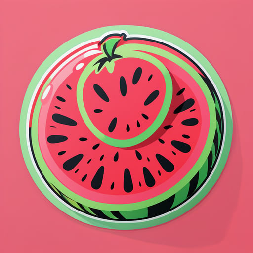Leckere Wassermelone sticker