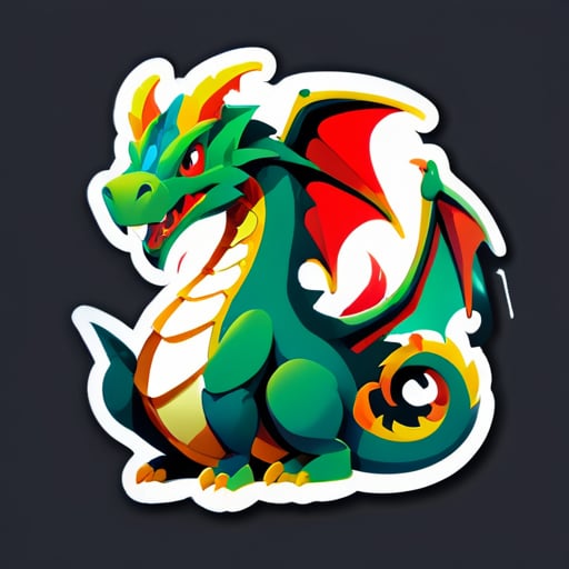I need a logo for "Email Dragon.". It's purpose is to extract email accounts and social accounts from URL in Google SERPs in return for keywords. sticker