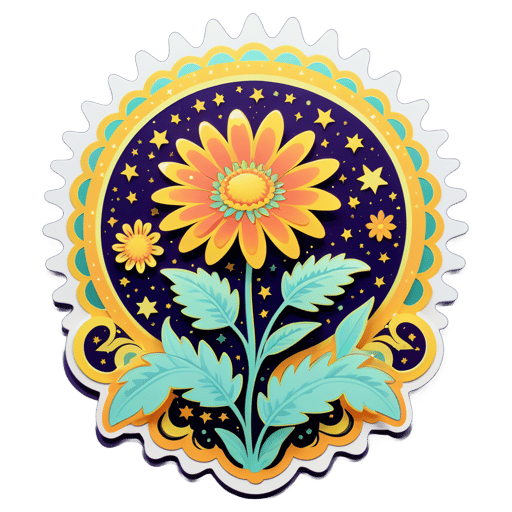 Moonbeam Marigold Magic sticker