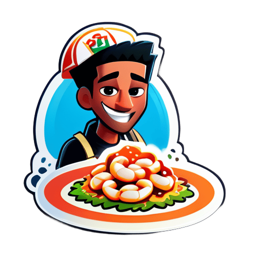 fortnite battlepass but its actually an armenian farting out their poopy buttcheeks and then eating papa john pizza with fried shrimp youre telling me a shrimp fried this rice only a spoonfull sticker