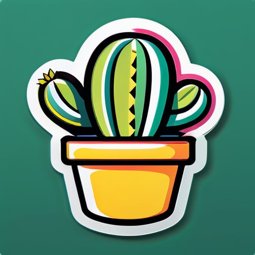 Kaktus sticker