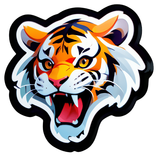 a tiger sticker