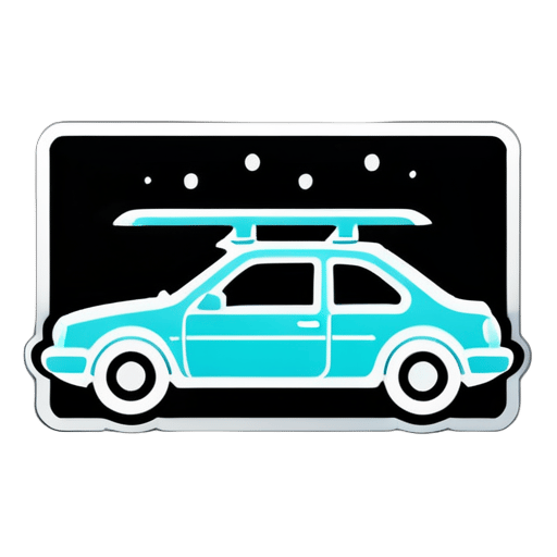 Wash the car and close the doors and windows sticker