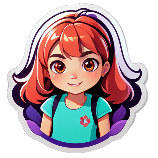 Make a logo by the girl name of Lina  sticker