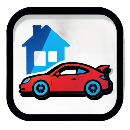 Car Home Logo sticker