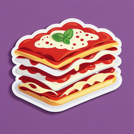 Délicieuse Lasagne sticker