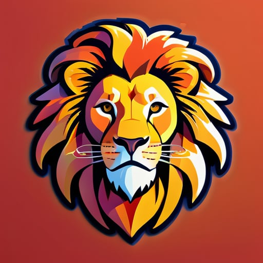 lion sticker