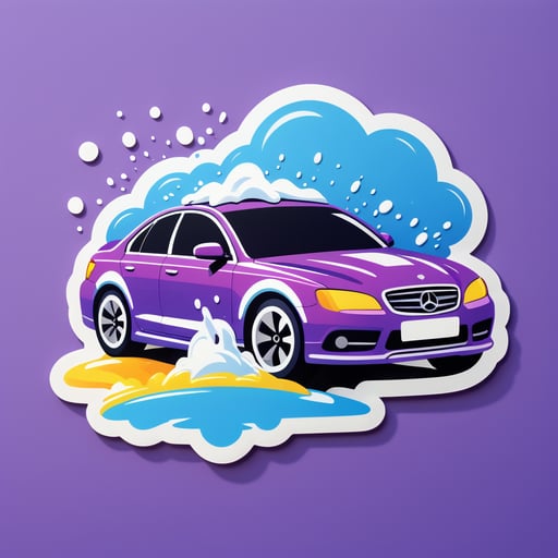 洗車泡沫 sticker