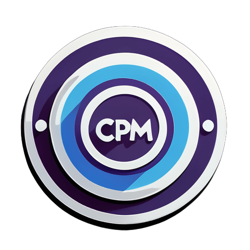 CRM logo sticker