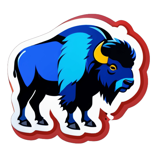 make a buffalo sticker