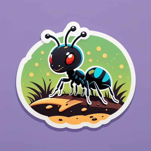 Pequeno Construtor de Formigas sticker