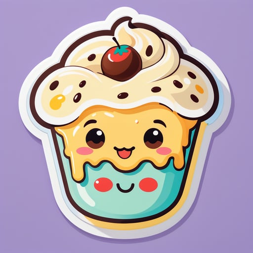 cute Pudding sticker