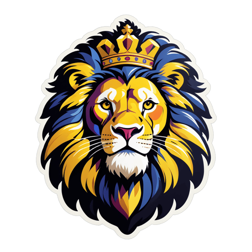 皇家獅領袖 sticker