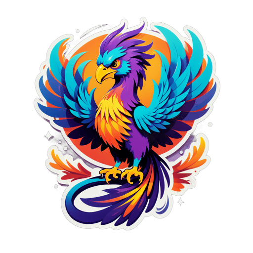 Charming Phoenix sticker