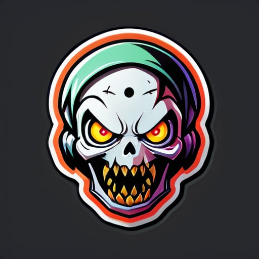 make horror and gaming stickers for my laptop
 sticker