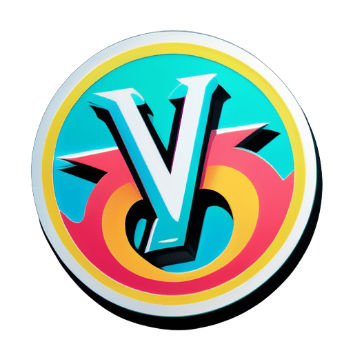YK logo sticker