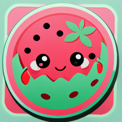 Cute Watermelon sticker