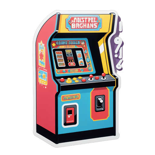 Nostalgic Arcade Machine sticker