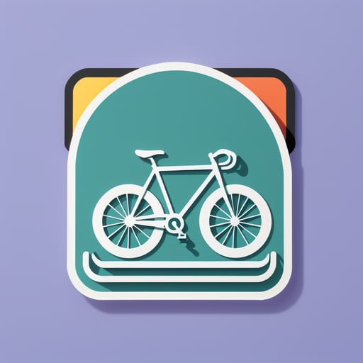 自転車ラック sticker