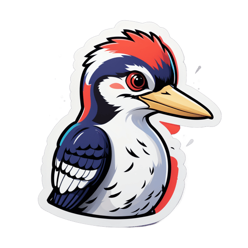 Reassured Woodpecker Meme sticker