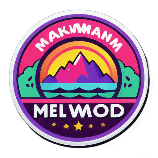 create a logo with MMW sticker