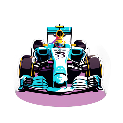 Coche de F1 sticker