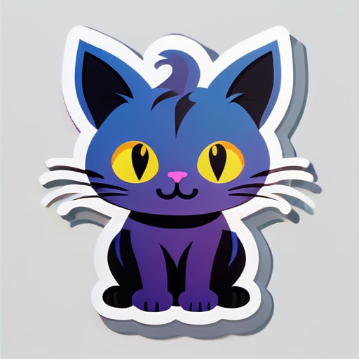 Make Cat uniq sticker