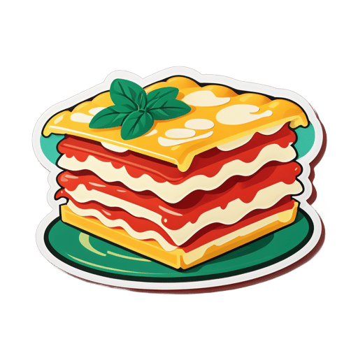 Lasagna Fresca sticker